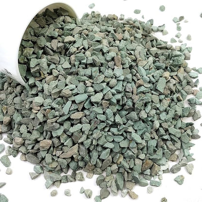 Succulents and Cactus Green Zeolite Rocks, Decorative Stones Pebbles for Indoor Plants, Bonsai, Fairy Gardening, Vases Fillers, Terrarium, 10lb