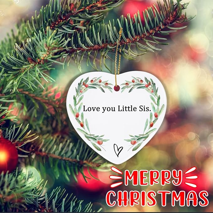 Gifts for Sister, Jocidea Sister Keepsake Ornament Sister Gifts from Sister Thinking of You Gifts for Sister Birthday Gifts for Sister Xmas Gifts for Sister - Sister Gifts for Women