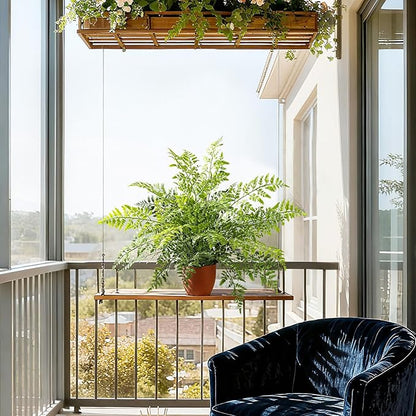 2 Pack Artificial Fern Plants in Pots Artificial Boston Ferns Potted Plants Faux Fern Bush Plant Shrubs Greenery for Outdoor Indoor Porch Patio Farmhouse Garden Living Room Office Table Decor (Type 2)