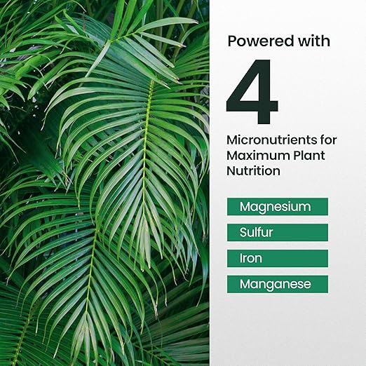32oz Palm Tree Fertilizer, Premium Plant Food - Palm Fertilizer for Lush Growth of Palms, Rich in Micronutrients, Easy to Use and Water Soluble for Stronger Roots, Healthy Trunks & Vibrant Leaves