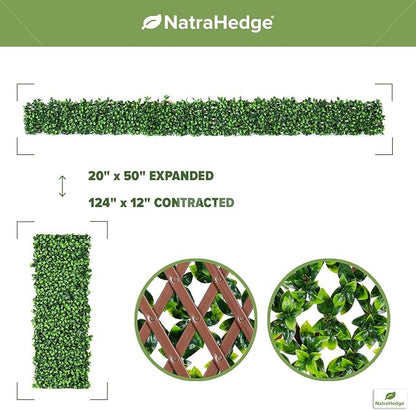 NatraHedge Artificial Ficus Leaf Expandable Lattice