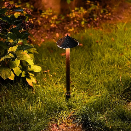 Malibu Low Voltage Pathway Lights, 10W Pro Style Halogen Landscape Lighting, 6Pack 2700K Warm White Path Light, 12V AC Bronze Outdoor Walkway Lights for Yard Garden 8308-9103