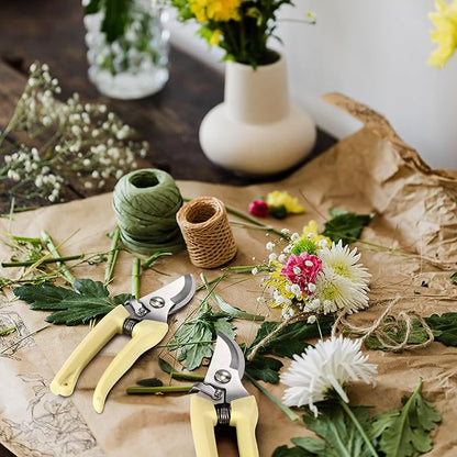 50 Pcs Garden Shears Garden Scissors Trimming Plant Clippers Flower Cutters for Stems Floral Snips Floral Tools Pruners for Flower for Yard Orchard Cutting Bushes Fruit Picking Tree Bonsai