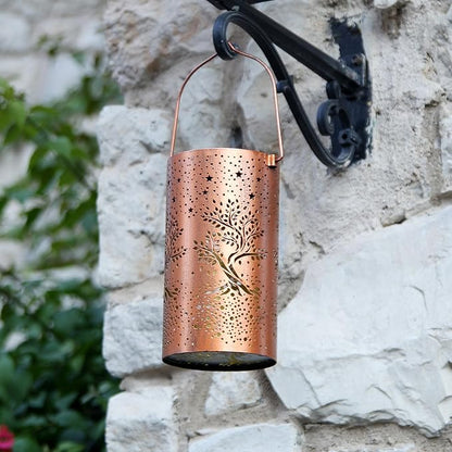 Tree of Life Solar Lanterns Outdoor Waterproof, Birthday Gifts for Women Mom Grandma, Hanging Solar Lights for Yard, Patio, Porch, Garden Decor, Christmas Gifts for Her/Him