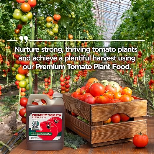 PlantVantage Premium Tomato Plant Food-Concentrated Fertilizer with Humic Acid & Zinc Nitrogen-Supports Strong Roots,Enhances Blooms & Yields-Easy Application for Root Feeding or Foliar Spray (32 OZ)