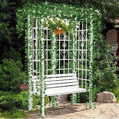 BLEUM CADE 30 Strands 210Ft Fake Vines for Bedroom with Fake Leaves, Cute Artificial Hanging Ivy Vines Fake Plants for Christmas Party Garden Store Wall Room Decor Aesthetic