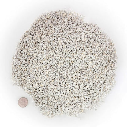 GARDENERA Premium Organic Perlite - Medium Grade - Horticultural Soil Amendment for Indoor & Outdoor Container Plants for Drainage Management and Enhanced Growth - 3 Quart