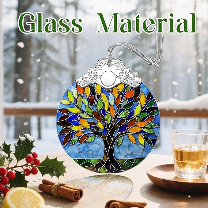 Tree of Life Christmas Ornaments: Christmas Tree Ornaments, Holiday Decor for Tree Lover, Stocking Stuffers, Gift Ideas, Housewarming Gift, Xmas Gifts & Gifts for Women, Mom