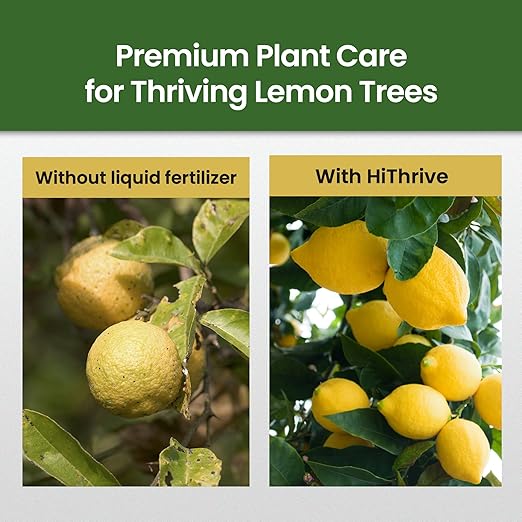 32oz Lemon Tree Fertilizer - Makes 32 Gallons of 2-in-1 Liquid Fertilizer, 4-3-6 NPK Liquid Plant Food with Macronutrients + Micronutrients for Lush Growth, Stronger Roots, and Juicy Lemons