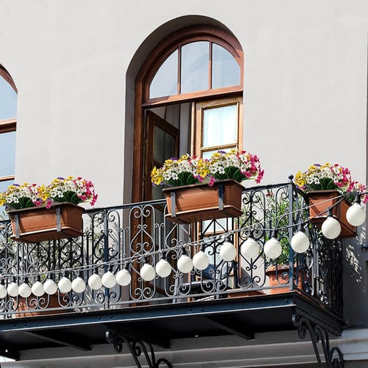 15 Bundles Artificial Flowers Outdoor UV Resistant Fake Silk Plants Plastic Faux Shrubs Outside Front Porch Window Box Garden Home Hanging Planter Decoration (Mixed Color)