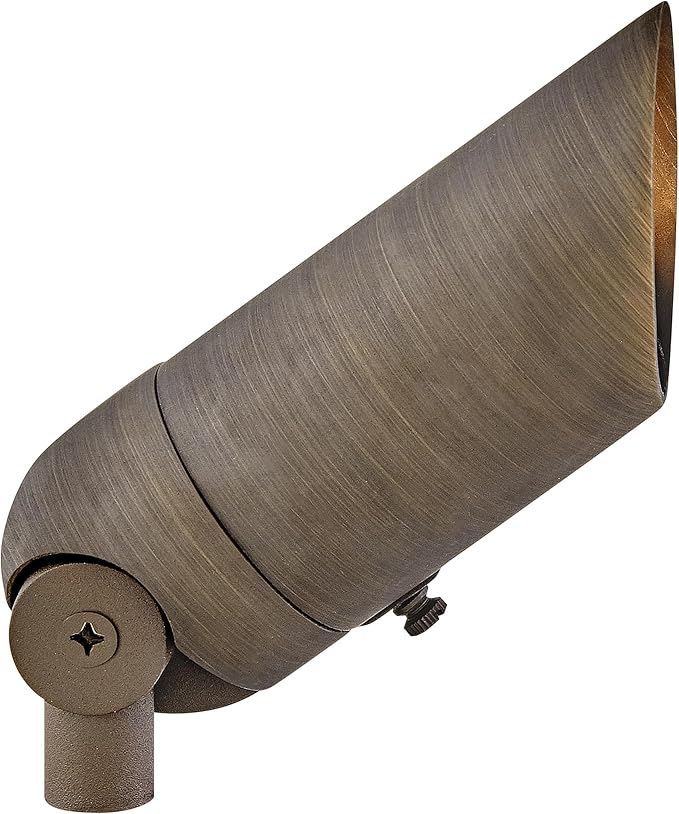 Hinkley Lumacore 120V Variable Output 3000K Accent Spot Light - Clear Glass Lens, Traditional Style - Matte Bronze Finish
