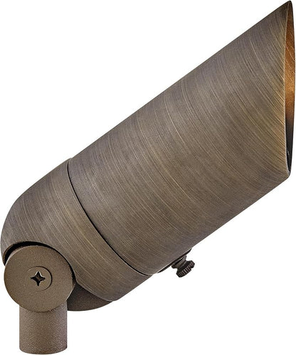 Hinkley Lumacore 120V Variable Output 2700K Accent Spot Light - Clear Glass Lens, Traditional Style - Matte Bronze Finish