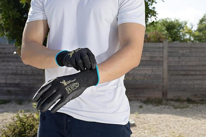 G & F Work Gloves for Men, Lightweight Grip, Polyurethane Coated, Touchscreen Compatible, Flexible & Breathable, Durable Construction, Ideal for Gardening, Mechanics, and General Duty Tasks, 12 Pairs