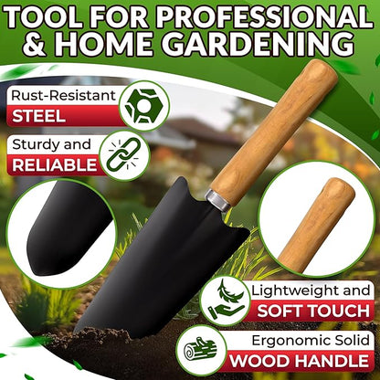 10 Pcs Gardening Tools for Women – All-in-One Garden Tools Set with Functional Tote Bag, Ergonomic Design & Rust-Resistant Steel – Gardening Set for Women for Easy Garden Care & Gifts for Plant Lovers