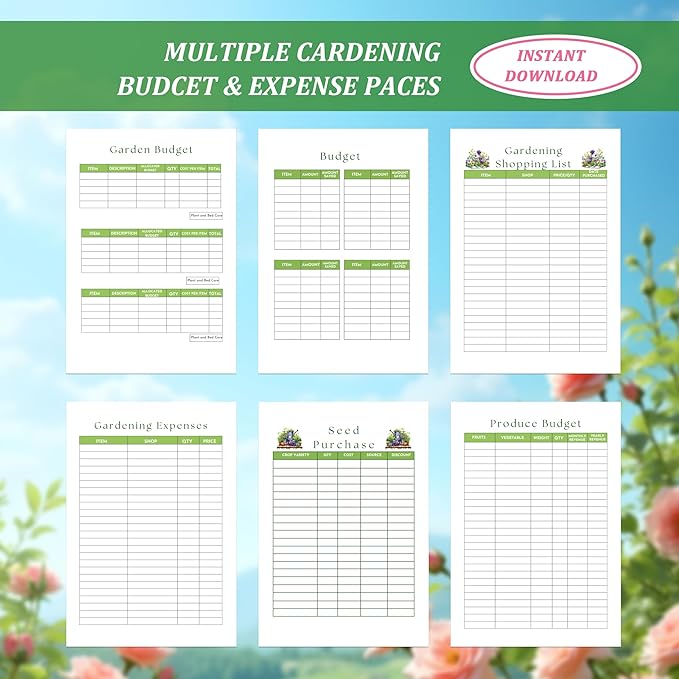 Garden Planner – Garden Journal Planner and Log Book with Monthly & Weekly Checklists, Gardening Journal for Plant Care, Budget, and Harvest Tracking