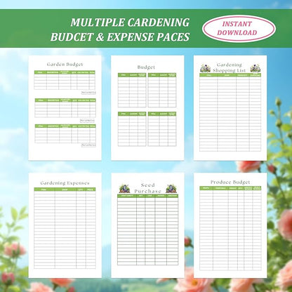 Garden Planner – Garden Journal Planner and Log Book with Monthly & Weekly Checklists, Gardening Journal for Plant Care, Budget, and Harvest Tracking