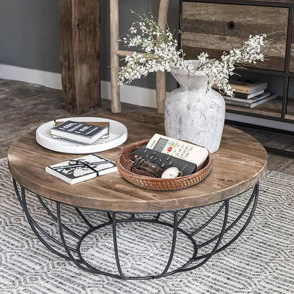 Hipiwe Small Key Basket Bowl for Entryway 7.6" Round Woven Wicker Basket Fruit Serving Tray Woven Basket Wall Decor Rattan Organizer Basket for Keys Wallet Cell Phone, Brown
