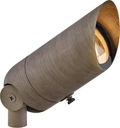 Hinkley Lumacore 120V Variable Output 3000K Accent Spot Light - Clear Glass Lens, Traditional Style - Matte Bronze Finish