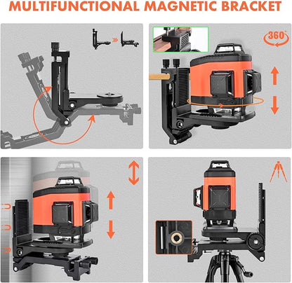 K4 4D Laser Level with Tripod, Class Ⅱ