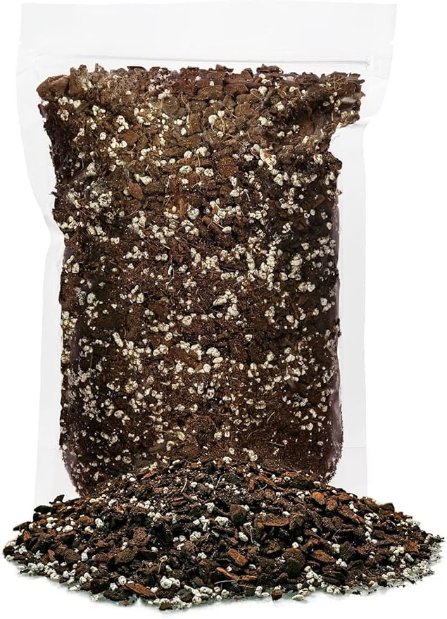 Gardenera Monstera Adansonii Planting Mix: Maximize Aeration, Drainage & Nutrient Holding Capacity - 5 Quart Bag