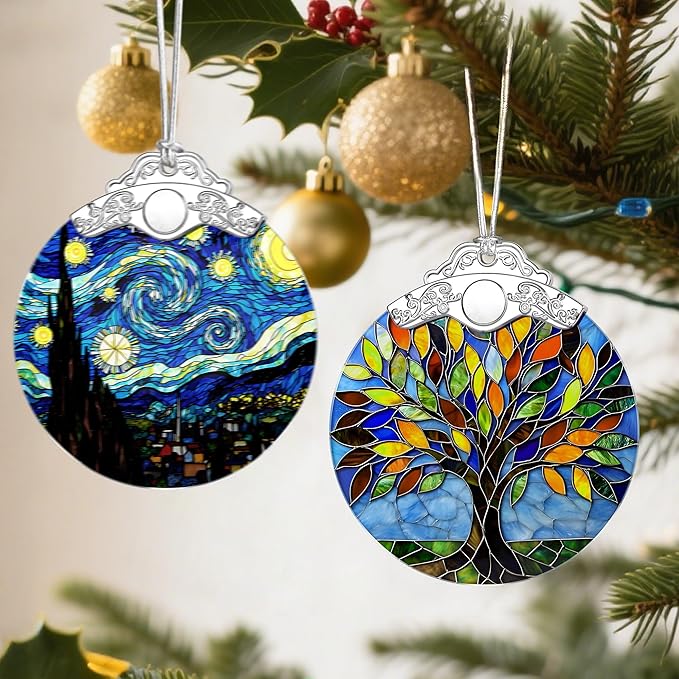 Tree of Life Christmas Ornaments: Christmas Tree Ornaments, Holiday Decor for Tree Lover, Stocking Stuffers, Gift Ideas, Housewarming Gift, Xmas Gifts & Gifts for Women, Mom