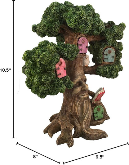 GlitZGlam Fairy Garden Enchanted Joshua's Miniature Tree (10.5 Inch Tall) for Fairies and Lawn Gnomes - A Garden Accessory