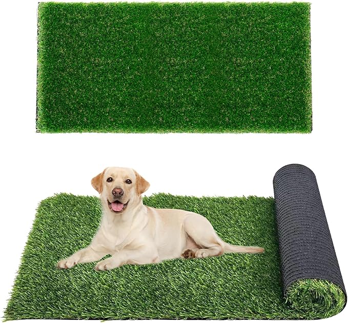 Artificial Grass Turf Outdoor Indoor,1.2 in Thick,Fake Grass for Dogs Potty Training,Realistic Turf Rug for Garden Lawn Landscape Balcony Decoration