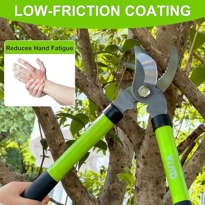YIAD Garden Shears Set-Heavy Duty Branch Cutter,Pruning Shears，Loppers for Tree Trimming,Labor Saving and Durable Garden Clippers, Loppers for Gardening Plants, Flowers and Tree Trimmer