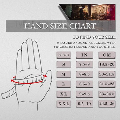 HLDD HANDLANDY Garden Gloves Men, Leather Work Gloves for Men & Women, Cowhide Gardening Gloves Utility Work Gloves for Mechanics, Construction, Driver (M, Yellow)