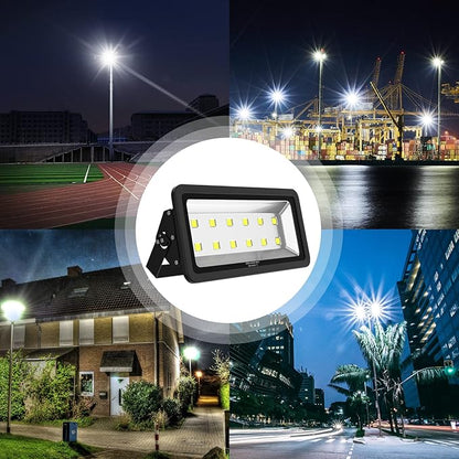 600W Outdoor LED Flood Light, 60000LM Super Bright, 110-285V, IP66 Waterproof, 6000K Daylight White Security Lights,Lighting for Playground Yard Stadium Lawn Ball Park