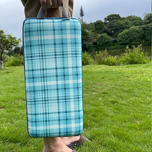 Garden Kneeling Pad Memory Foam Waterproof Durable Easy-to-Clean EVA Knee Pad Suitable for Gardening Outdoor Work Yoga DIY Thickness 17.3 * 8.26 * 1.57 in Blue