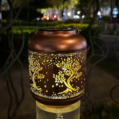 Solar Lanterns Outdoor Waterproof, Birthday Gifts for Women, Solar Lights for Backyard Porch Patio Table Yard Balcony Lawn Pathway