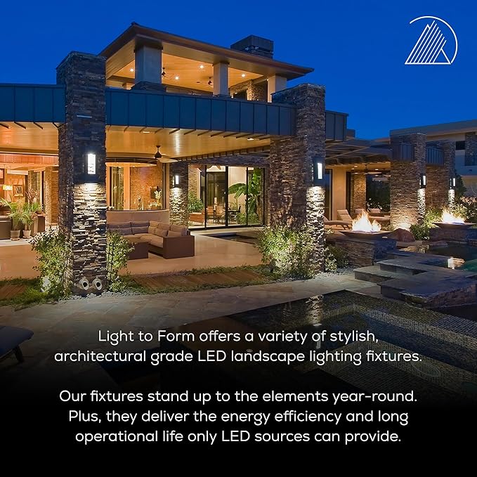 Light to Form® | Luxury Brass Low-Voltage Landscape Staked Spot Light | 12V Input | 2700K CCT | 3W LED with GU5.3 Base | Antique Brass Finish | Convex Glass Lens | Outdoor Graded | Bulb Included