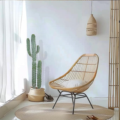 Artificial Cactus Potted Plant 40 Inch Faux Desert Cacti Fake Big Cactus Plant for Home Garden Office Indoor Outdoor Decoration