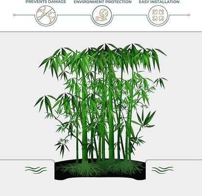 DeepRoot WB 36/60-300 Water/Bamboo Barrier Roll, 36” x 300’, 60 mil. Thickness, Black
