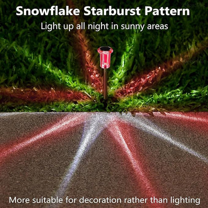 DenicMic Solar Lights Outdoor 10 Pack Waterproof Colorful LED Yard Garden Patio Backyard Pathway Walkway Landscape Lawn Outside Decorations
