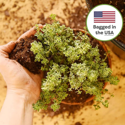 Organic Potting Mix by Perfect Plants for All Plant Types - 8qts for Indoor and Outdoor Use, Great for Veggies, Spices, and Holistic Herbs