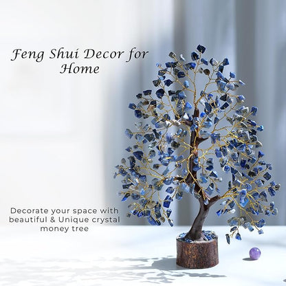 PYOR Lapis Lazuli Tree, Gemstones, Feng Shui Tree, Home Decor, Meditation Accessories, Lapis Lazuli, Healing Stones, Home Gift, Office Desk Decor, House Warming Gifts