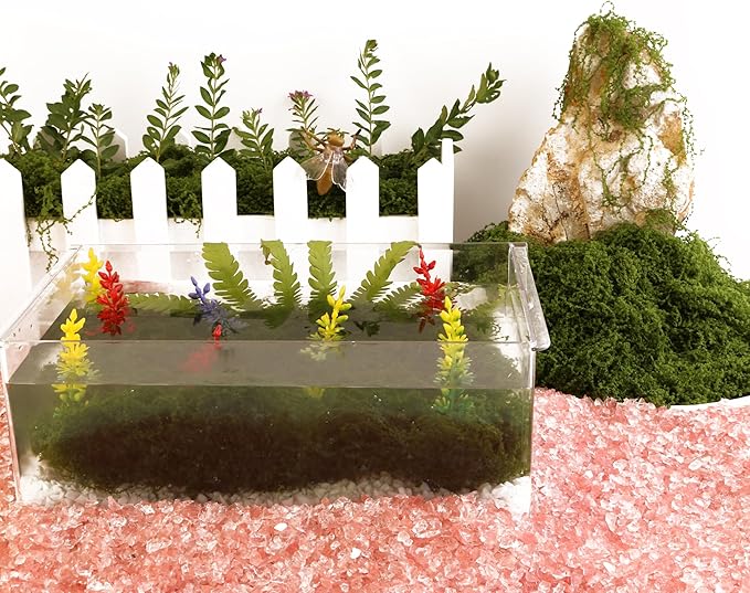 Caiyjhao Simulated Green Moss Crafts, Flowerpot Decorative Fillers, Green Decorations in The Center of The Dining Table, Indoor Flowerpots, DIY ，Weddings, Easter, Party Decorations (5.29 Oz)