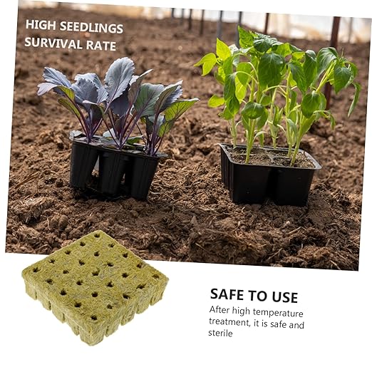Sosoport 125pcs Soilless Cultivation Inserting Seedlings Nutrient Block Plant Fertilizer Easy to Use for Vegetable Flower Garden