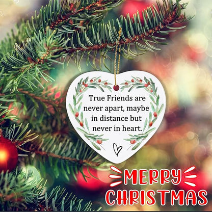 Thinking of You Gifts for Friends, Jocidea Friendship Ornaments Birthday Gifts for Friend Female Friendship Gifts for Women Gifts for Women Frined Bridesmaid Gifts - Friend Xmas Gifts