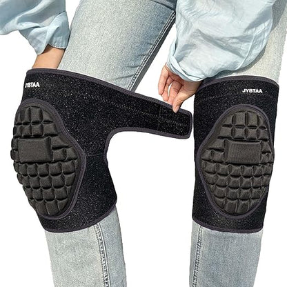 Men Women Garden Knee Pads, Foam Knee Pad for Cleaning Floors, Weeding, Kneeling, Soft Knee Protector for Indoor & Outdoor Work, Comfortable Christmas Kneepads for Yard, Durable, Black Extra Large (1 Pair)