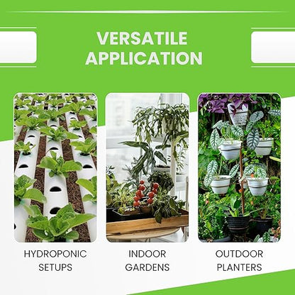 Plant Nutrients Liquid Fertilizer 500 ML A 1-4-2 & 500 ML B 3-0-0.5 Plant Food Support Plant Growth Throughout Entire Cycle Veg and Flower Indoor Outdoor Hydroponic Coco Garden (500 ml)
