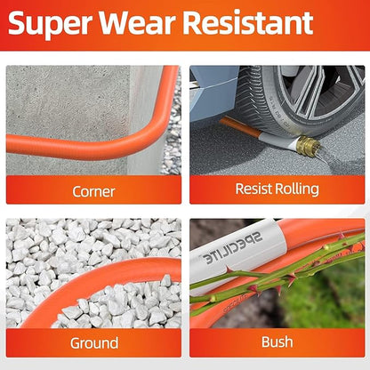 SPECILITE Garden Water Hose 20 ft x 5/8 in with Female to Female Connector, Small Leader Hose for Hose Reel, Heavy Duty, Flexible & Lightweight, Water Pipe, Outdoor Water Hose Extension Adapter