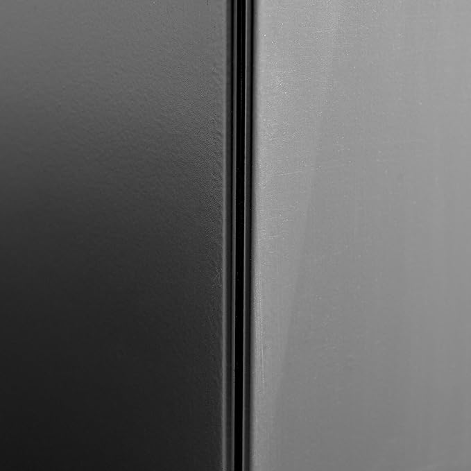 30" Black Tapered Metal Planter Barrier – Heavy-Duty Powder-Coated Steel Raised Garden Bed Divider & Modern Outdoor Planter Box