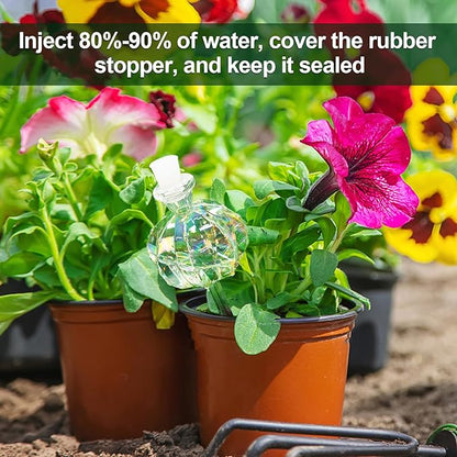 Self Watering Planter Insert. Plant Watering Devices. Plant Watering Bulbs. 4-PCS Plant Watering Globes. Rainbow Colors Cactus Shape Self Watering Globes Medium Size. Plant Lover Gifts