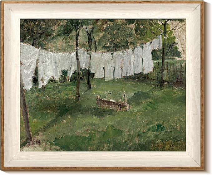 InSimSea Framed Canvas Wall Art for Living Room, Wall Painting Landscape Art Work, Vintage Art Wall Prints Decor, Landscape Artwork Gallery Bedroom Decor, Oil Painting Artwork Home 10X12In