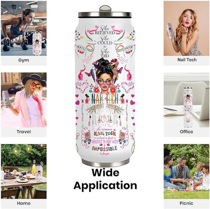 Nail Tech Tumbler Gifts For Women Girls, Gift For Nail Technicians Manicurist,Cosmetologist Beauty Salon Tumbler For Women 17 Oz