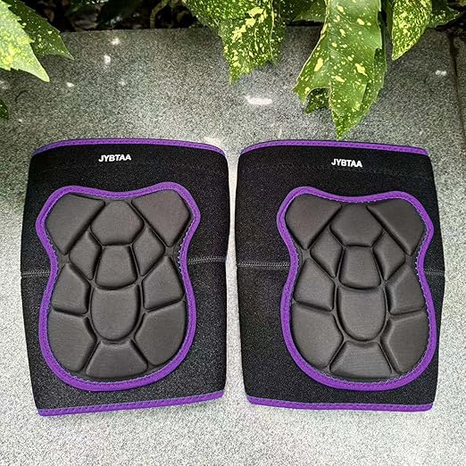Gardening Knee Pads for Women Work, Soft Flooring Knee Pad for Men Kneeling, Cleaning Knee Protector with Thick Padded Knee Cushion for Tiling Repairing Housekeeping for Christmas, Purple XL (1 Pair)