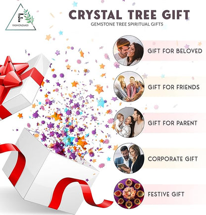 Chakra Tree, Yellow Aventurine Crystal, Feng Shui Decor, Good Energy Stones, Crystals and Stones, Tree of Life Chakra, Home Decor Kitchen, Spiritual Gift